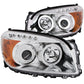 ANZO 2006-2008 Toyota Rav4 Projector Headlights w/ Halo Chrome (CCFL)