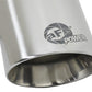 aFe MACH Force-Xp Universal 304 SS Single-Wall Clamp-On Exhaust Tip - Polished