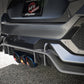 aFe Takeda 3in 304 SS Cat-Back Exhaust w/ Blue Flame Tips 2017+ Honda Civic Type R I4 2.0L (t)