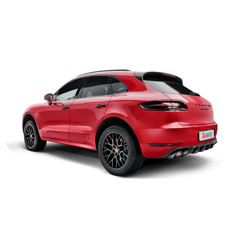 Akrapovic 2014 Porsche Macan Turbo (95B) Evolution Line Cat Back (Titanium) w/ Titanium Tips