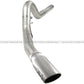 aFe MACHForce XP 5in DPF-Back Stainless Steel Exh Sys, polished tip,Ford Diesel Trucks 08-10 V8-6.4L