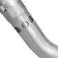 aFe Large Bore-HD 4in 409 Stainless Steel DPF-Back Exhaust w/Black Tip 15-16 Ford Diesel V8 Trucks