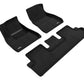 3D MAXpider 2018-2019 Tesla Model 3 Elegant 1st & 2nd Row Floormats - Black