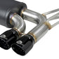 aFe MACH ForceXP 2.5 IN 304 Stainless Steel Cat-Back Exhaust System w/ Black Tips 01-06 BMW M3 (E46)