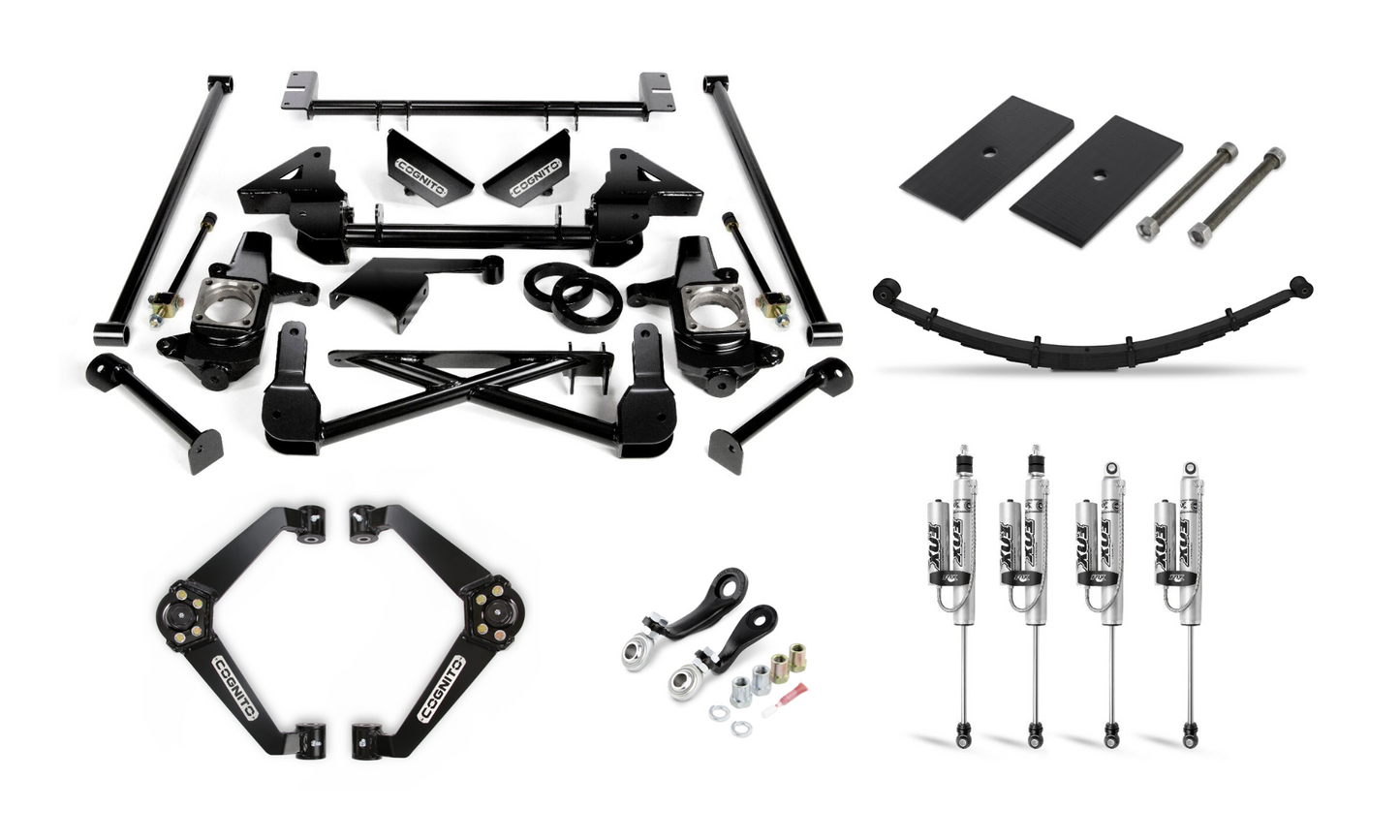 Cognito 7-Inch Premier Lift Kit With Fox 2.0 PSRR Shocks For 2001-2013 2500 Suburban/2500 Yukon XL 2WD/4WD