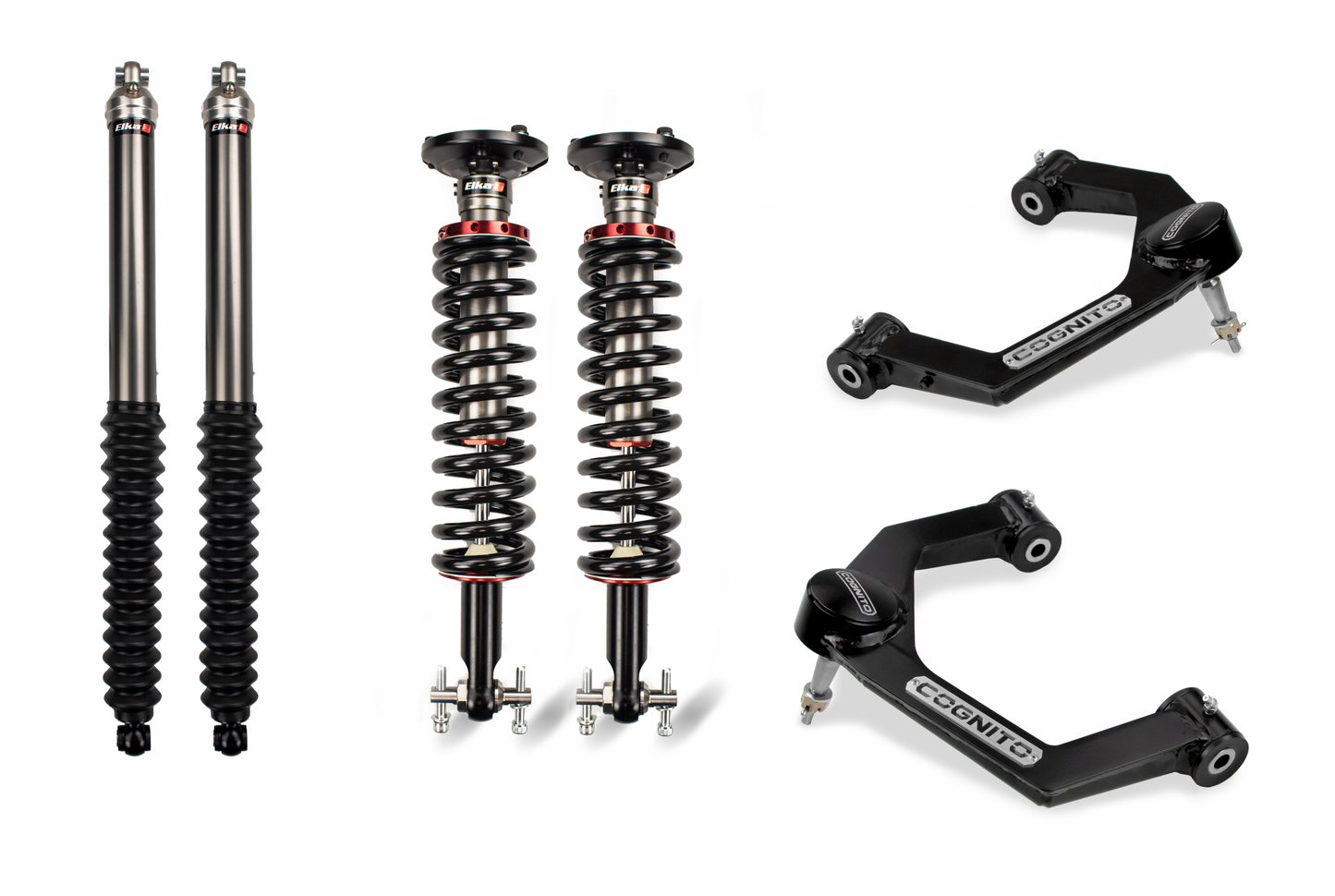 Cognito 2.5-inch Performance Leveling Kit with Elka 2.0 IFP shocks for 22-22 Ford F-150 2WD/4WD