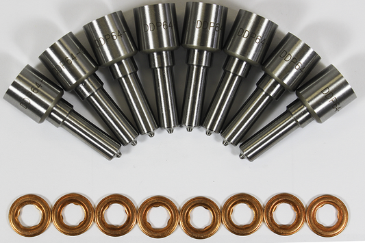 Ford 6.4L Nozzle Set 15 Percent Over - 80 Pieces Dynomite Diesel